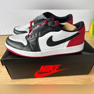 Jordan 1 Low Black Toe